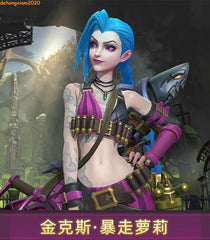 Game League of Legends LOL Jinx Bullet Cosplay Full Outfit Costumes Party Suit 07FC0E-D4 - KOEEK