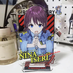 Anime GIRLS BAND CRY ISERI NINA Acrylic Desktop Stand Figure Collection 07FC0E-D4 - KOEEK