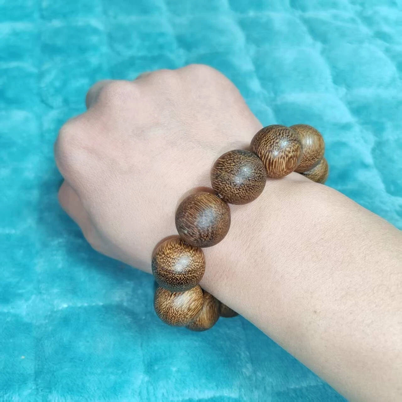 20mm Beads Natural Grade A Agarwood Men Woman Bracelet Buddha  Prayer Beads 07FC0E-D4 - KOEEK