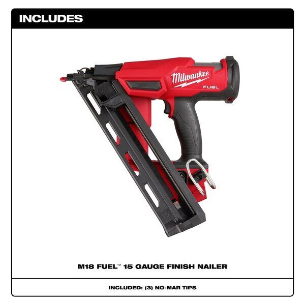 ny Milwaukee Tool 2839-20 M18 Fuel 15 Gauge Finish Nailer (kun værktøj)