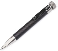 Stainless Steel Carbon Fiber Pen Ballpoint Pen With Fidget Spinner EDC Pen Gifts 07FC0E-D4 - KOEEK