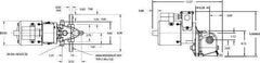 ny Dayton 1Lpz3 Ac girmotor, 250,0 In-Lb Max. Dreiemoment, 1,5 rpm merkeskilt Rpm,