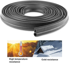 new Storystore Car Door Rubber Seal Strip, Fits 1/16" Edge, Trim 10 Feet, Black STORYSTORE - KOEEK