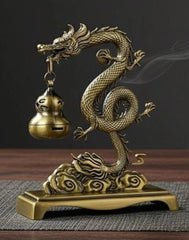 9*5.8*10cm Dragon Zodiac Hanging Incense Burner Chinese Style Home Decor Censer 07FC0E-D4 - KOEEK