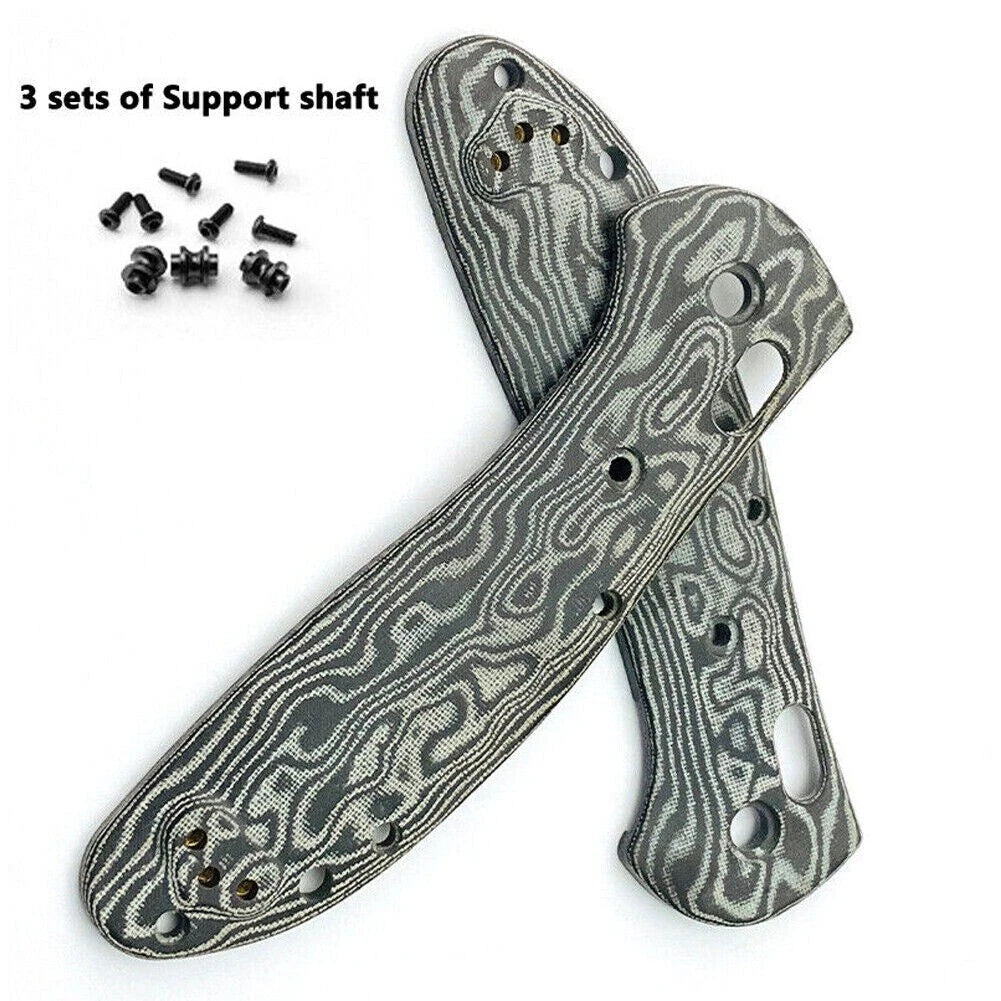 1Pair Custom Micarta Material Handle Scales Patch for Benchmade Griptilian551EDC 07FC0E-D4 - KOEEK