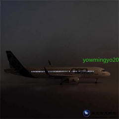 1/80 Airbus A320neo Passenger Plane Model Airplane W/Voice Controlled Lights 07FC0E-D4 - KOEEK