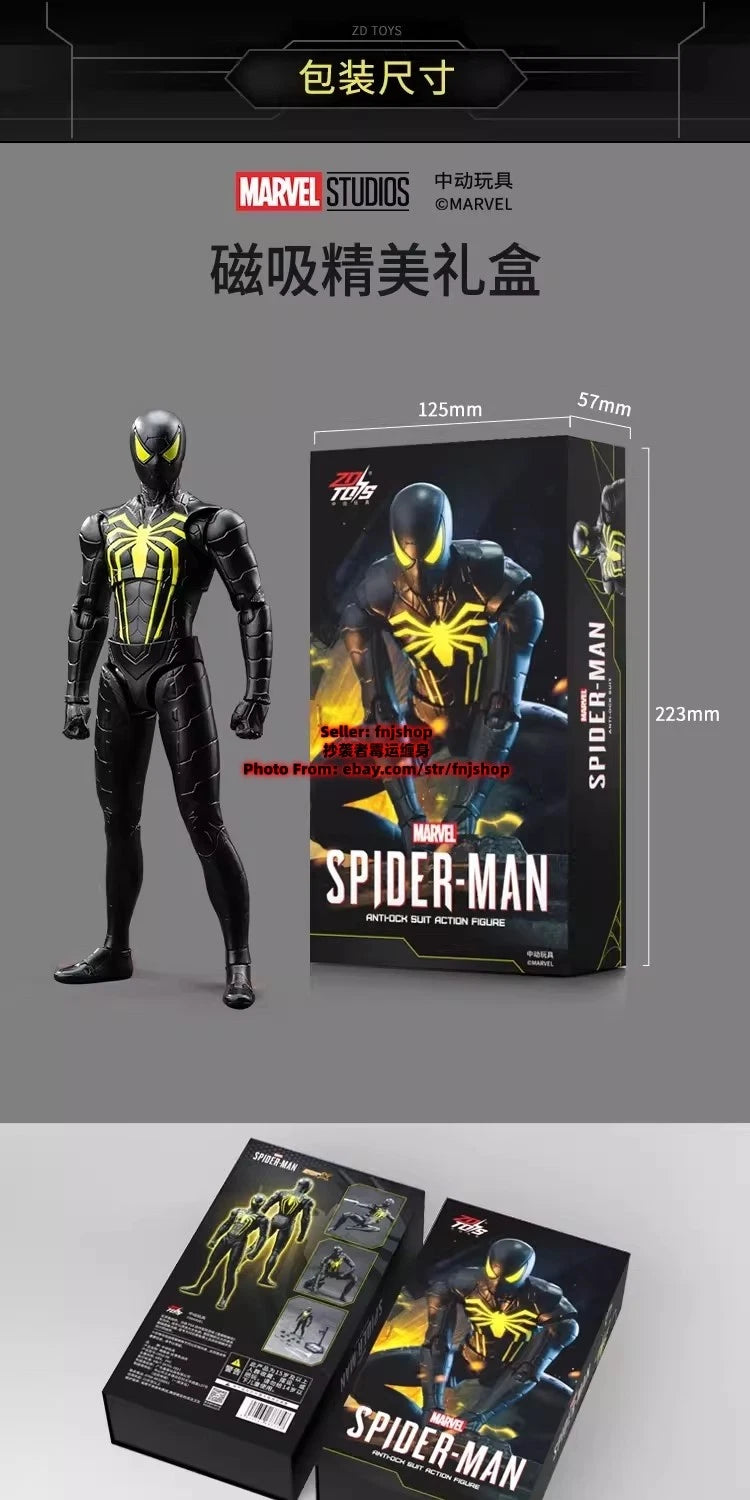 ZD Toys Spider-Man ANTI-OCK Suit 1/10 Collectible Action Figure Boxed IN STOCK ZD_TOY - KOEEK