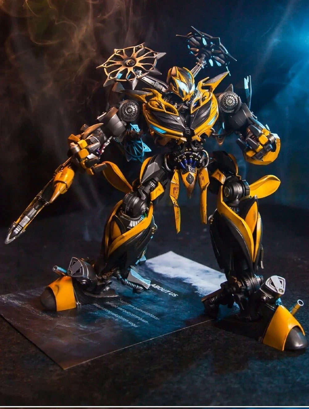 Comicave Transformers Bumblebee 1:18 Action Figure W/ Led Model Collection Boxed COMICAVE - KOEEK