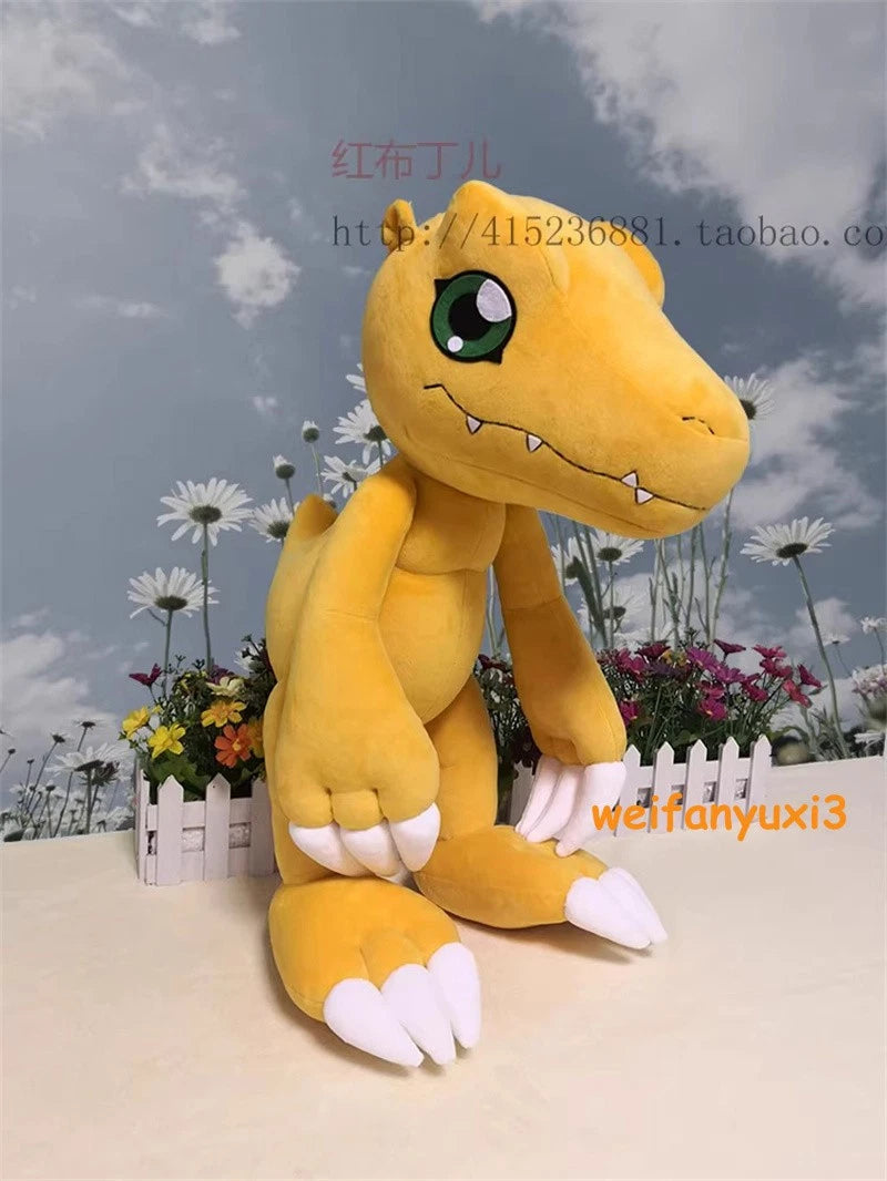 50cm Digimon Digital Monster Agumon Plush Doll Stuffed Toy Pillow Christmas Gift 07FC0E-D4 - KOEEK