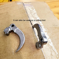 Stainless Steel Keychain Eagle Claw Necklace Pendant Bead Unpacking Box Tool 07FC0E-D4 - KOEEK