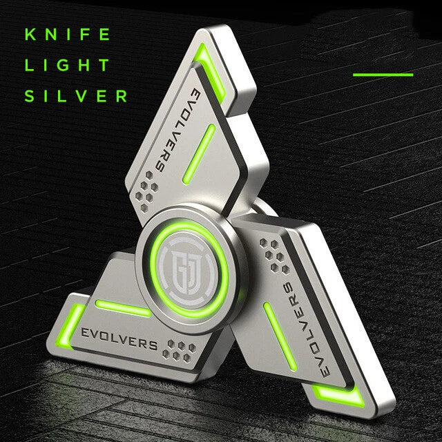 Alloy Luminous Fidget Toys Hand Spinner Adults Creative Anti Stress EDC Fun Toy 07FC0E-D4 - KOEEK