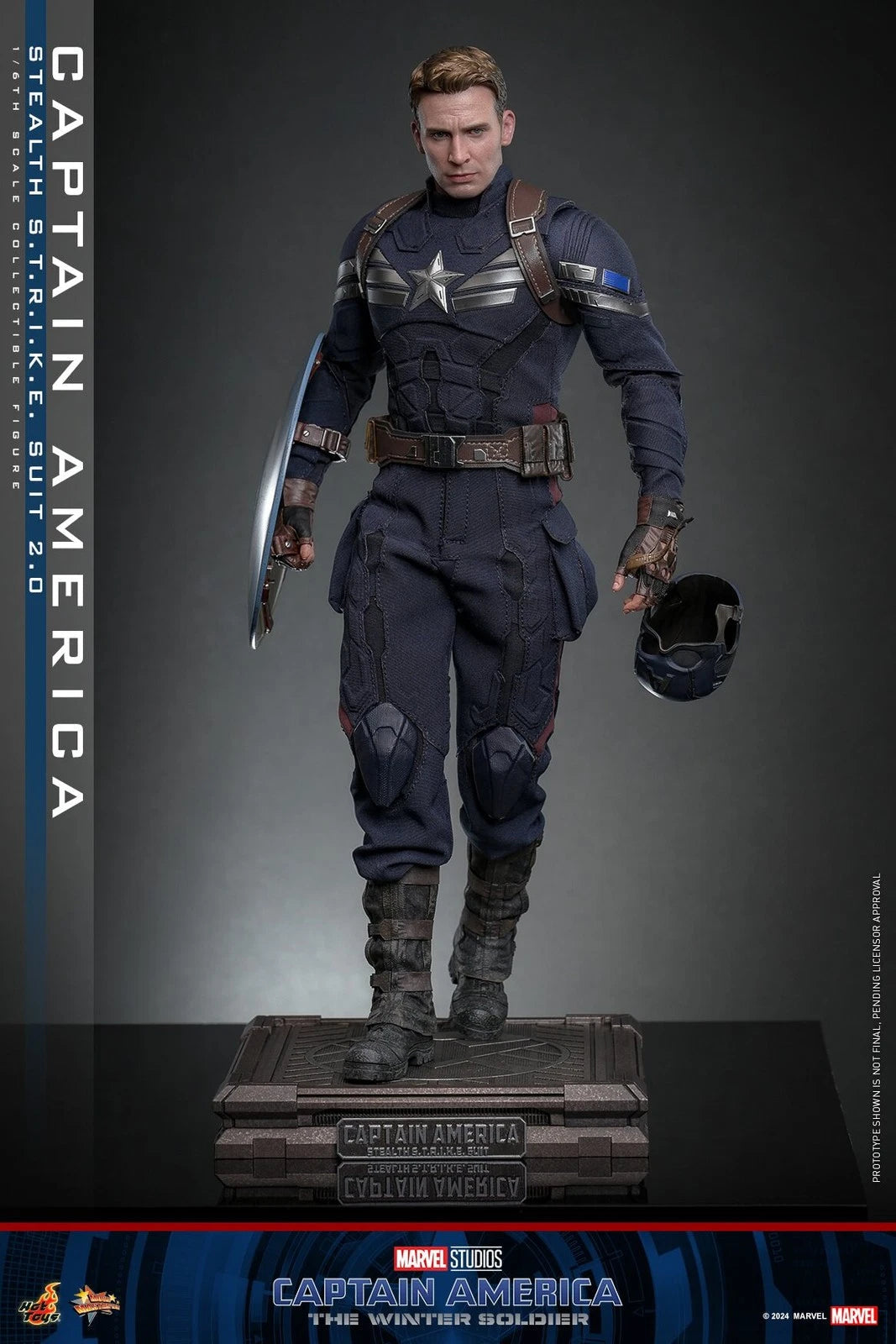 IN STOCK  Hot Toys MMS783 Captain America 1/6 Figure Stealth Strike Suit 2.0 HOT_TOYS - KOEEK
