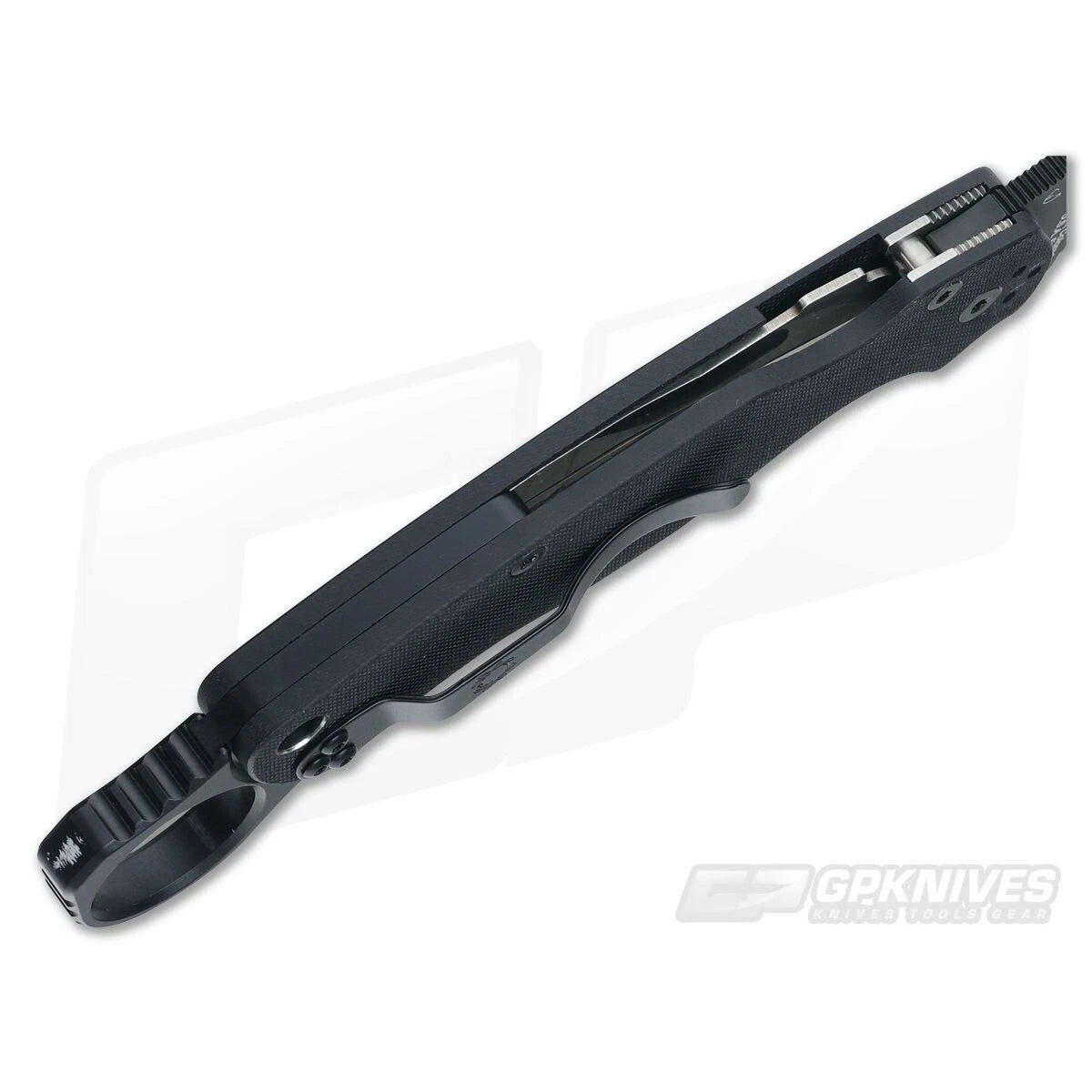 DIY Paramilitary 2 C81 Folding Knife Aluminum Alloy Handle Back Keel Spine Tool 07FC0E-D4 - KOEEK