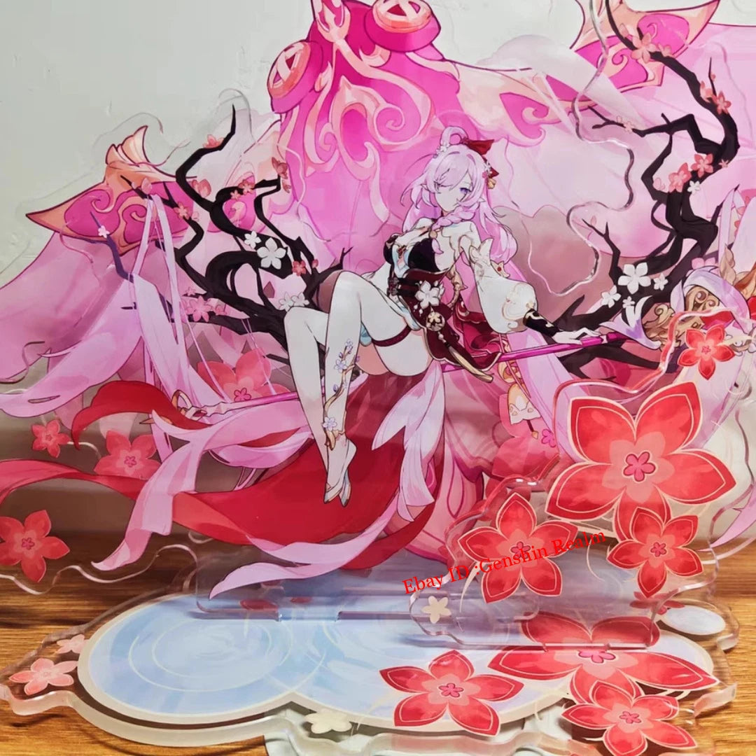 Anime Honkai Impact 3 Elysia Stand Establish  Figure Acrylic Gift 07FC0E-D4 - KOEEK