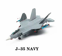 1/100 PLA J-35 NAVY  Fighter Alloy Diecast Finished Model 07FC0E-D4 - KOEEK