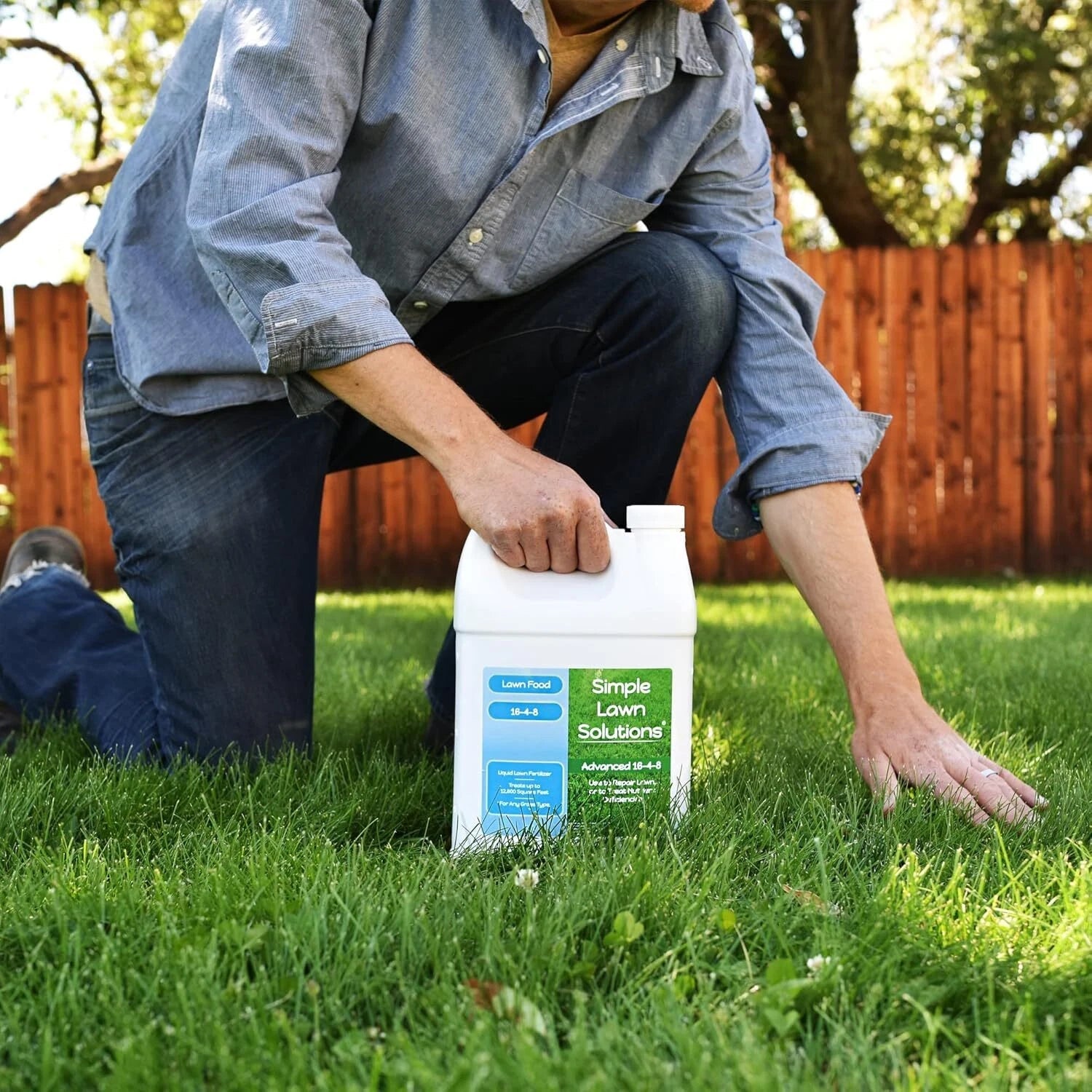 Advanced16-4-8 Lawn Fertilizer-Liquid Lawn Food Spring/Summer Spray Concentrate 07FC0E-D4 - KOEEK