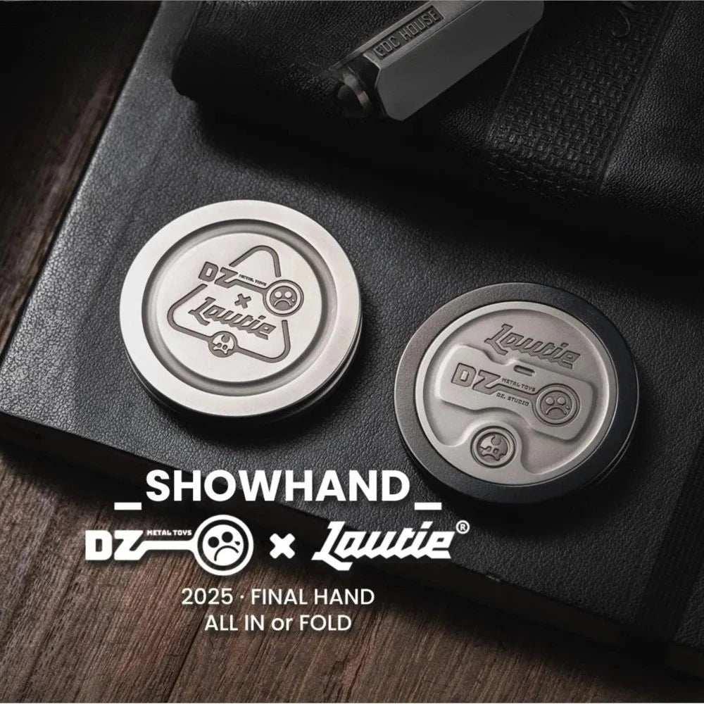 LAUTIE & DZ Co-ed “Showhand” Pocket Haptic Coin Fidget Toy Anxiety Desk Toy 07FC0E-D4 - KOEEK