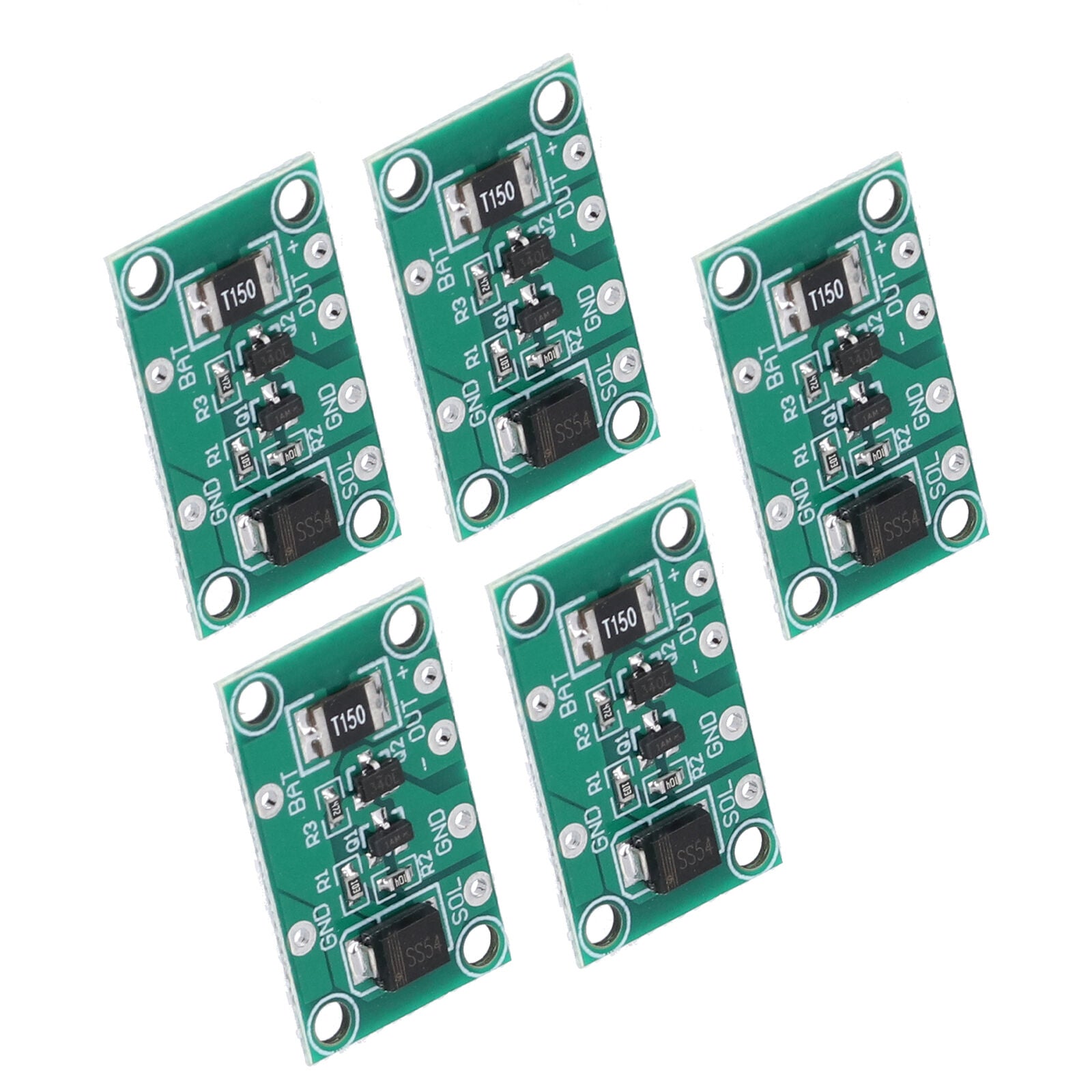 new 5pcs Solar Lamp   Controller Board Battery Charging Controller Module Board koeek - KOEEK