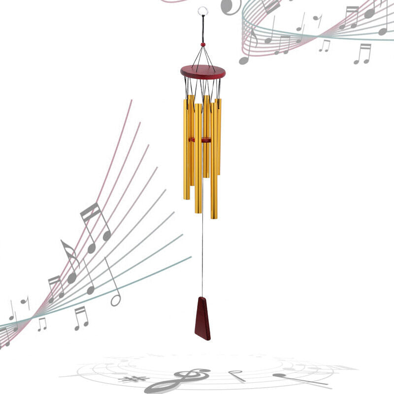 nye Wind Chimes Stor Dyb Tone Kapel Klokker 6-Rør Udendørs Have Home Decor Gift