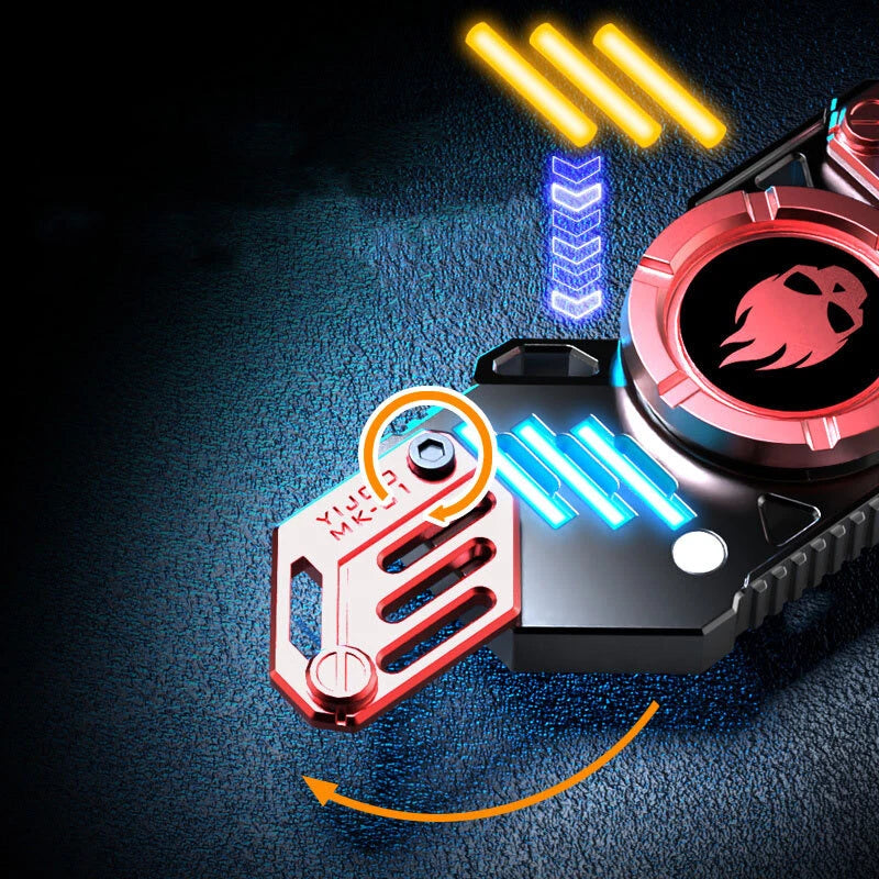 EDC Fidget Toy Star Soldier Luminous Alloy Fidget Spinner ADHD Hand Spinner Gift 07FC0E-D4 - KOEEK