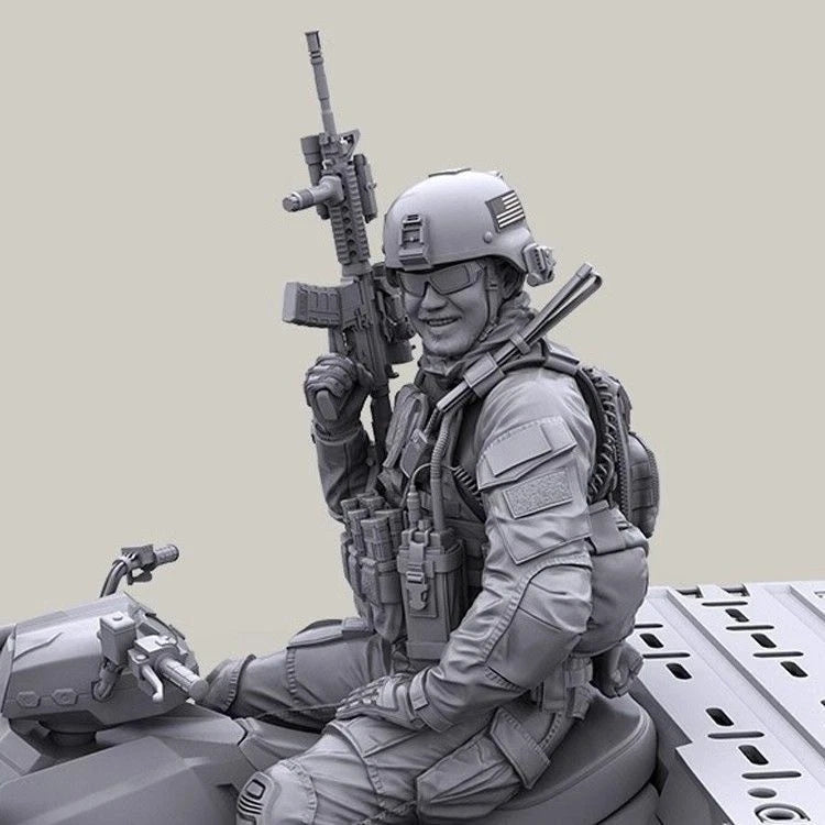1/35 US Special Forces ATV Rider(No Vehicle Included)2013 GK Resin Model  Kit 07FC0E-D4 - KOEEK