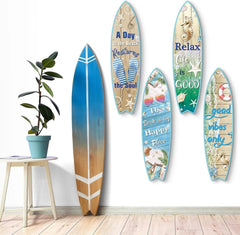 4 Surfboard Wall Decorations Surfboard Wall Hanging Decorative Plaque 07FC0E-D4 - KOEEK