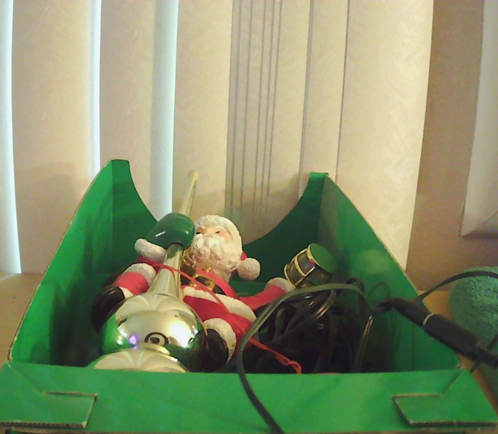 1994 Vintage Mr. Christmas Santa's Lighted Animated Tree Top in Box Tested/Works MR. CHRISTMAS - KOEEK