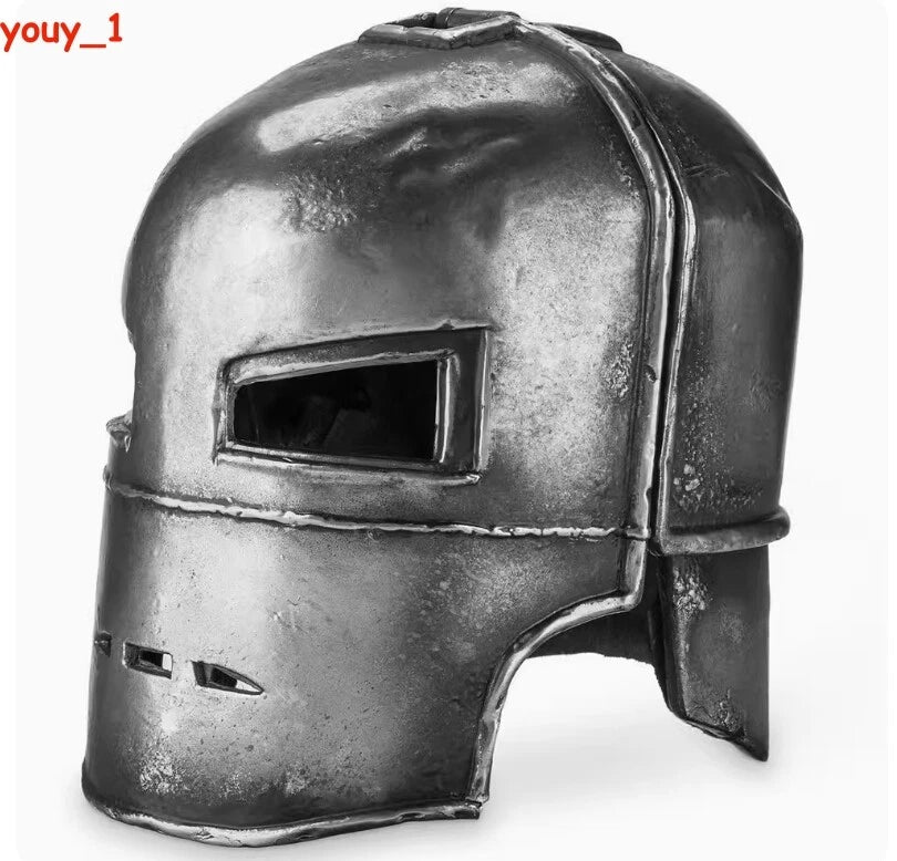 First Generation 1:1 Iron Man MK1 Full Metal Helmet Wearable Ornaments W/Base 07FC0E-D4 - KOEEK