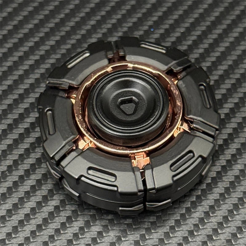 EDC Future Mecha Style Hand Spinner Zinc Alloy Silent Fidget Spinner Open Armor 07FC0E-D4 - KOEEK