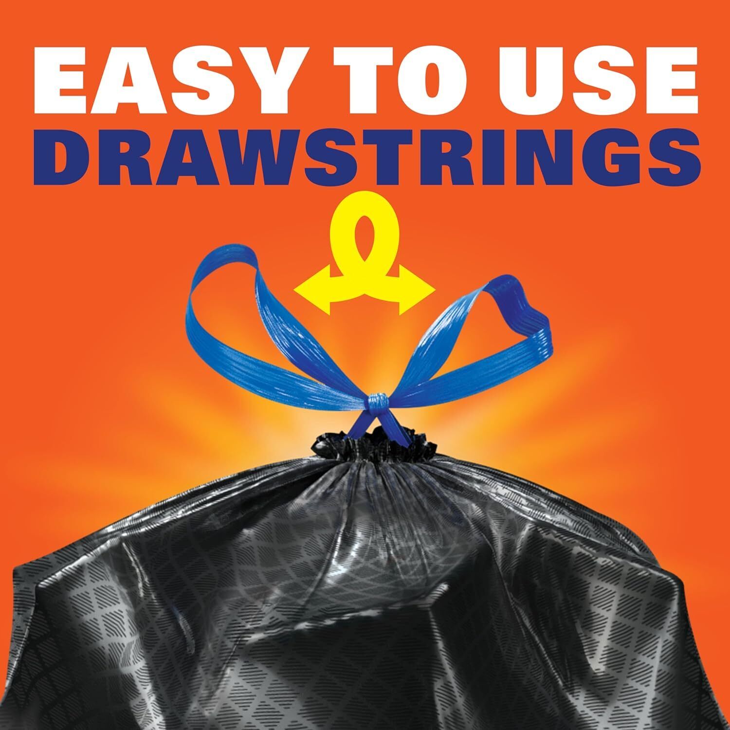 new Hefty Ultra Strong Multipurpose Large Trash Bags, 25 Count (Pack of 1), Black