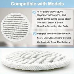14-pack S7001 Replacement Steam Mop Pad Steam and Scrub 2-in-1 Scrub Mop Pad 07FC0E-D4 - KOEEK