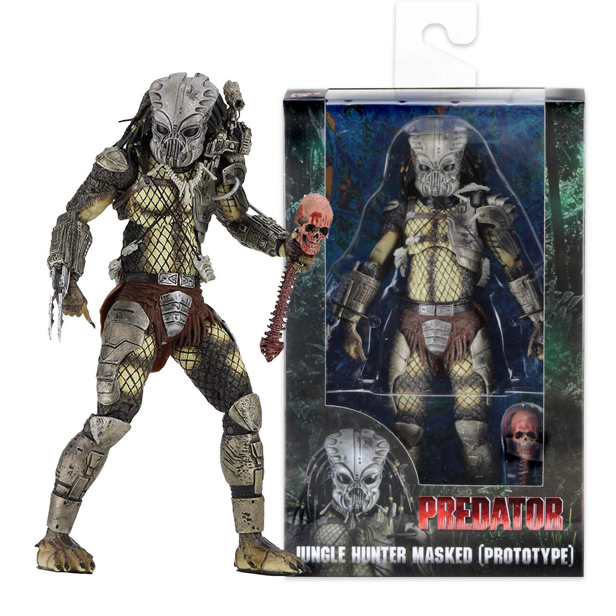 NECA Jungle Hunter Predator Masked 7" Action Figure 30th Anniversary Collection NECA - KOEEK