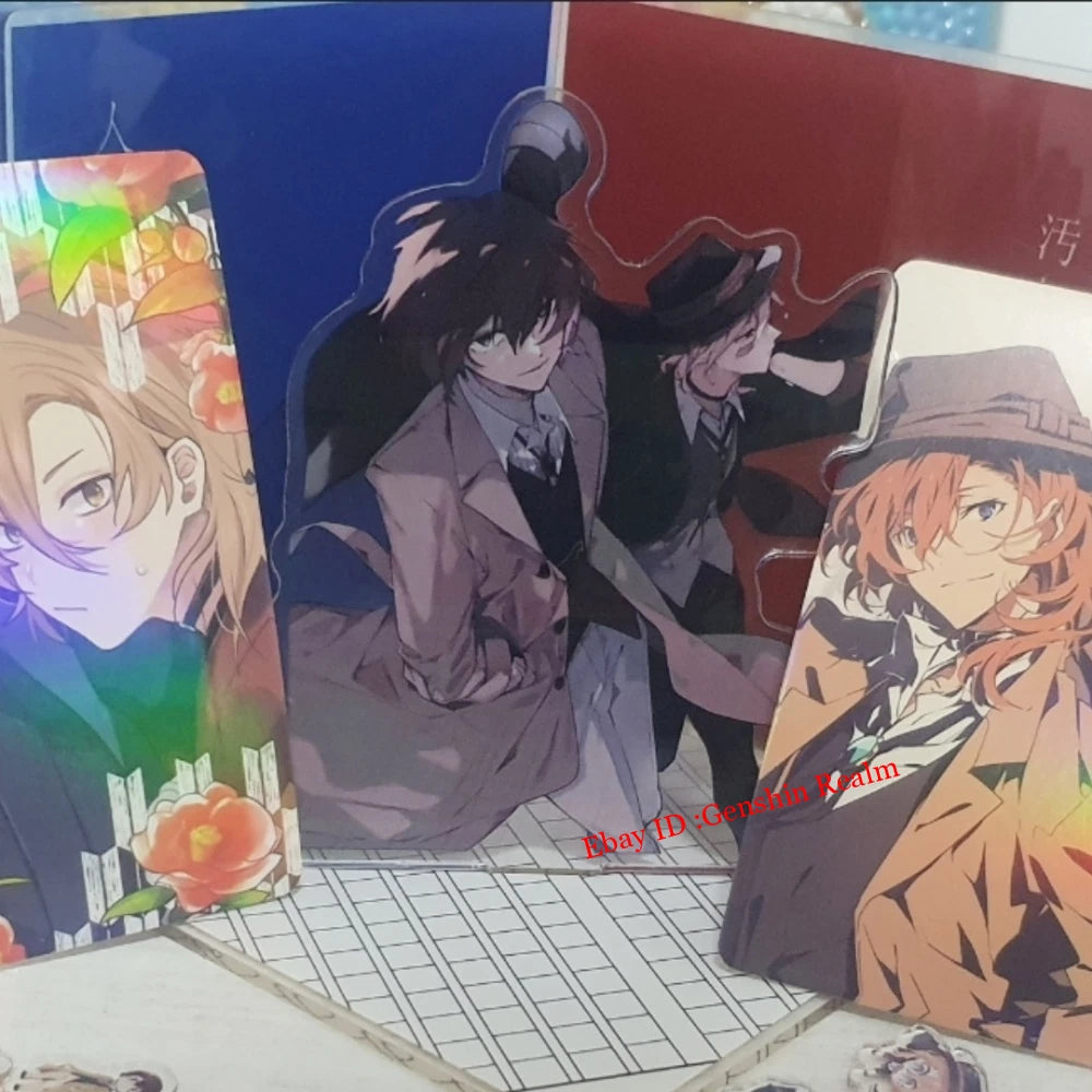 Anime Bungo Stray Dogs Dazai Osamu Scene Acrylic Desktop Stand Figure Collection 07FC0E-D4 - KOEEK