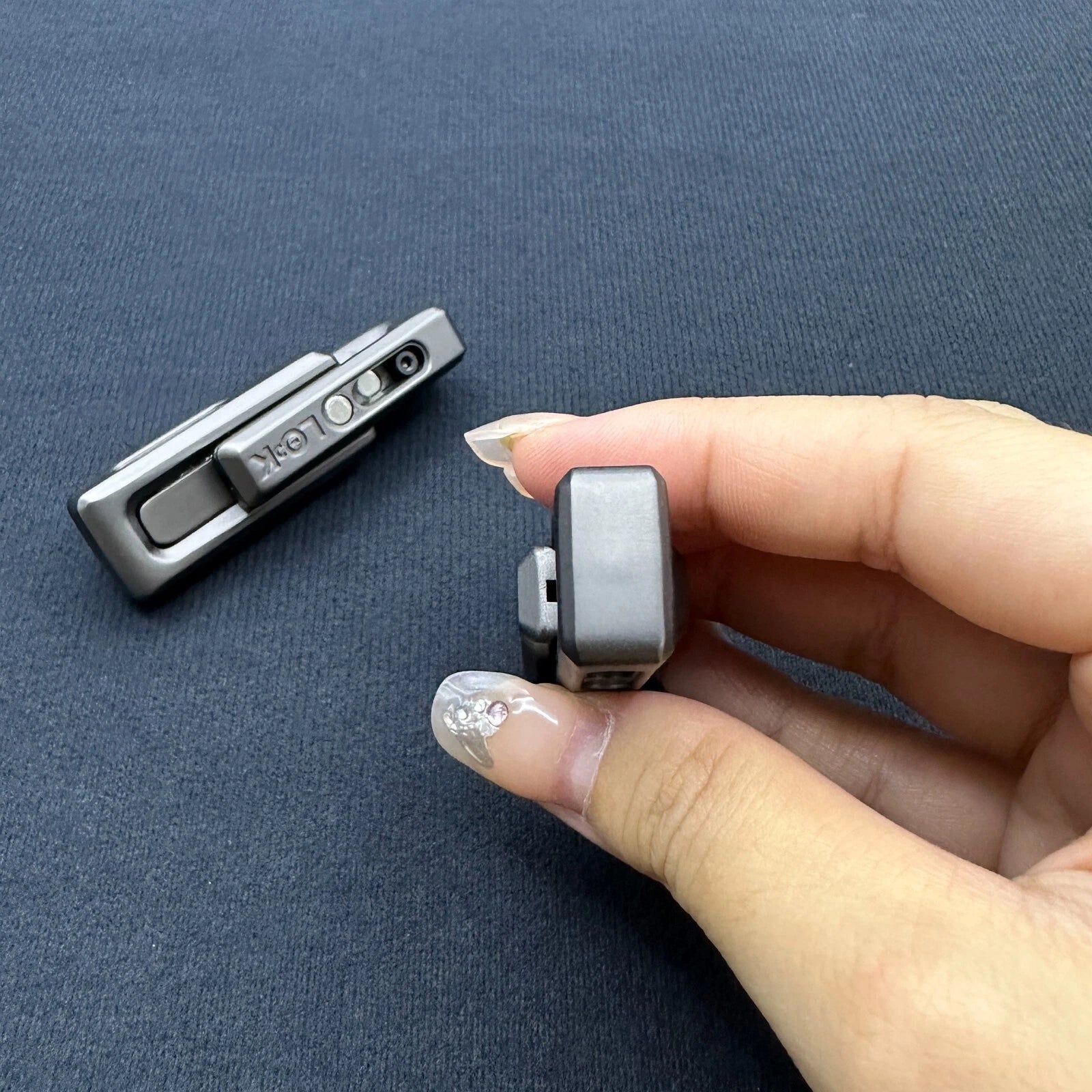 Fidget Slider EDC Push Haptic Slider Double Xlock Toy Adults Stress Relief Gifts 07FC0E-D4 - KOEEK