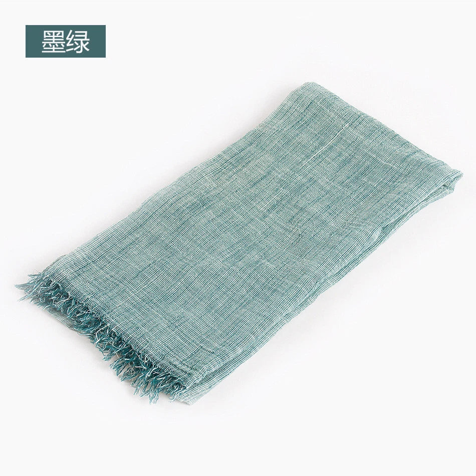 Mens  Cotton Scarf Unisex Breathable Bandana Neck Wrap Scarves Neckerchief 07FC0E-D4 - KOEEK