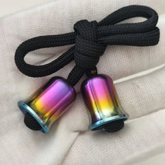 Titanium Begleri Fidget Toy Finger Skill Exercise Paracord Stress Worry Bead 07FC0E-D4 - KOEEK