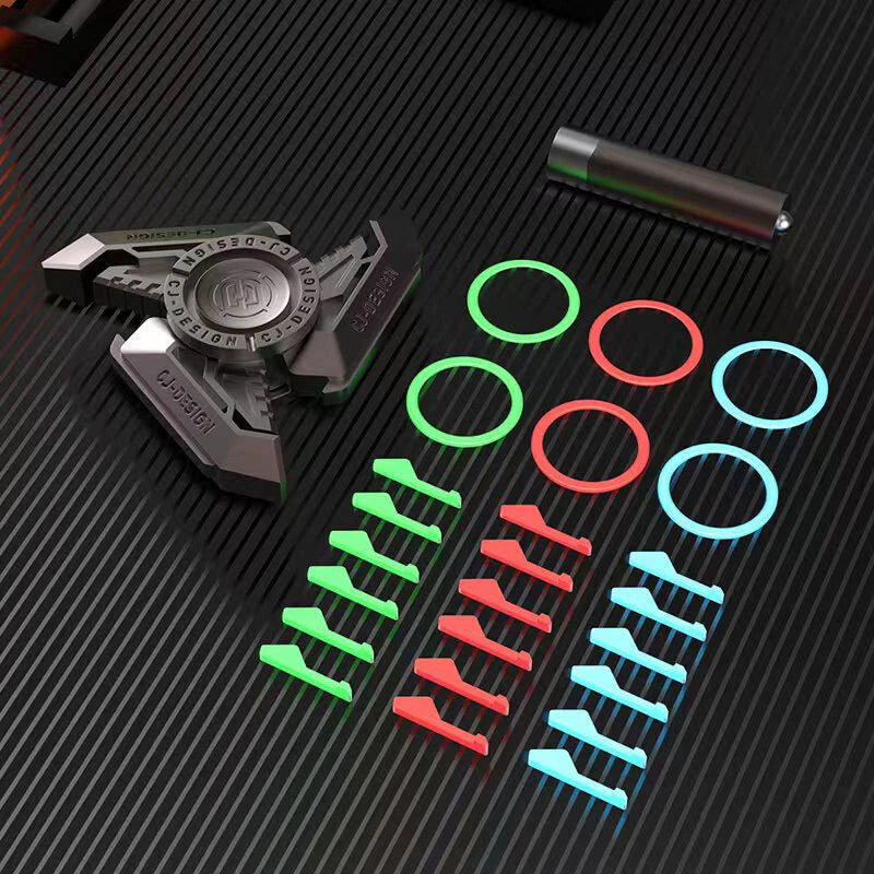 EDC Adult Metal Fidget Toys Whirlwind Slash Fidget Spinner ADHD Hand Spinner Hot 07FC0E-D4 - KOEEK