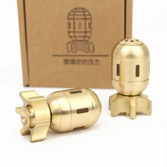 Fidget Spinner Pure Brass Rocket Modeling Relax Stress Relief Gift EDC Metal Toy 07FC0E-D4 - KOEEK