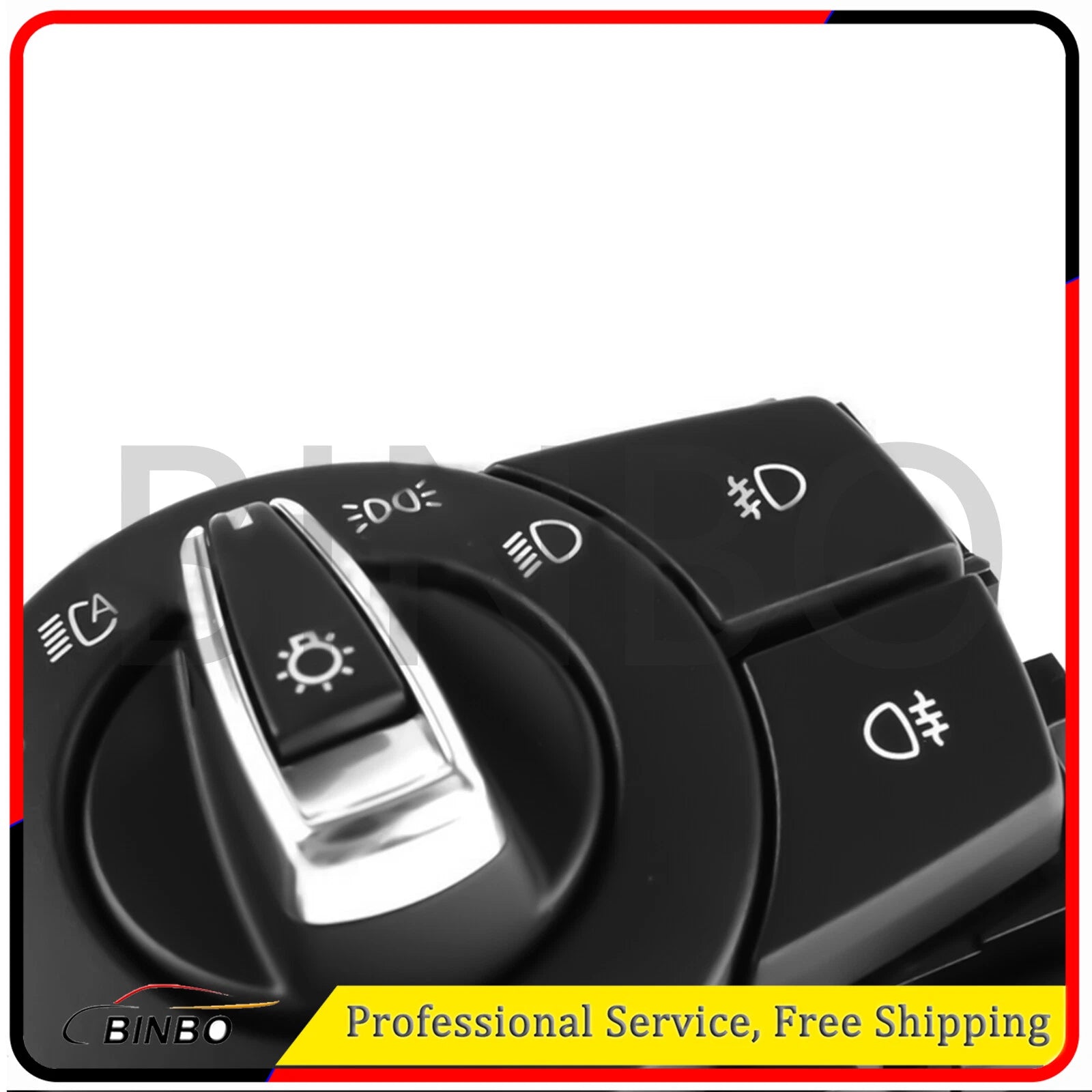 Headlight Switch 61319169404 Fog Light Control Switch for BMW 325i 335i 07FC0E-D4 - KOEEK