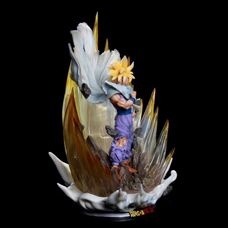Anime Collectible Z Son Gohan Cape Ver. vs Cell Statue PVC Figure Light up 41CM 07FC0E-D4 - KOEEK