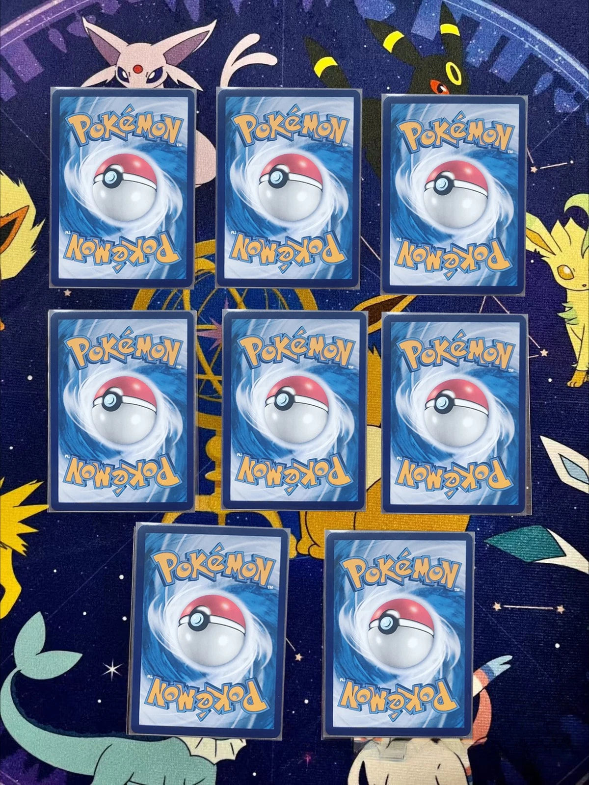 IN STOCK Pokemon China Eevee Gift 8Pcs Sylveon Espeon Umbreon Leafeon Glaceon GX 07FC0E-D4 - KOEEK