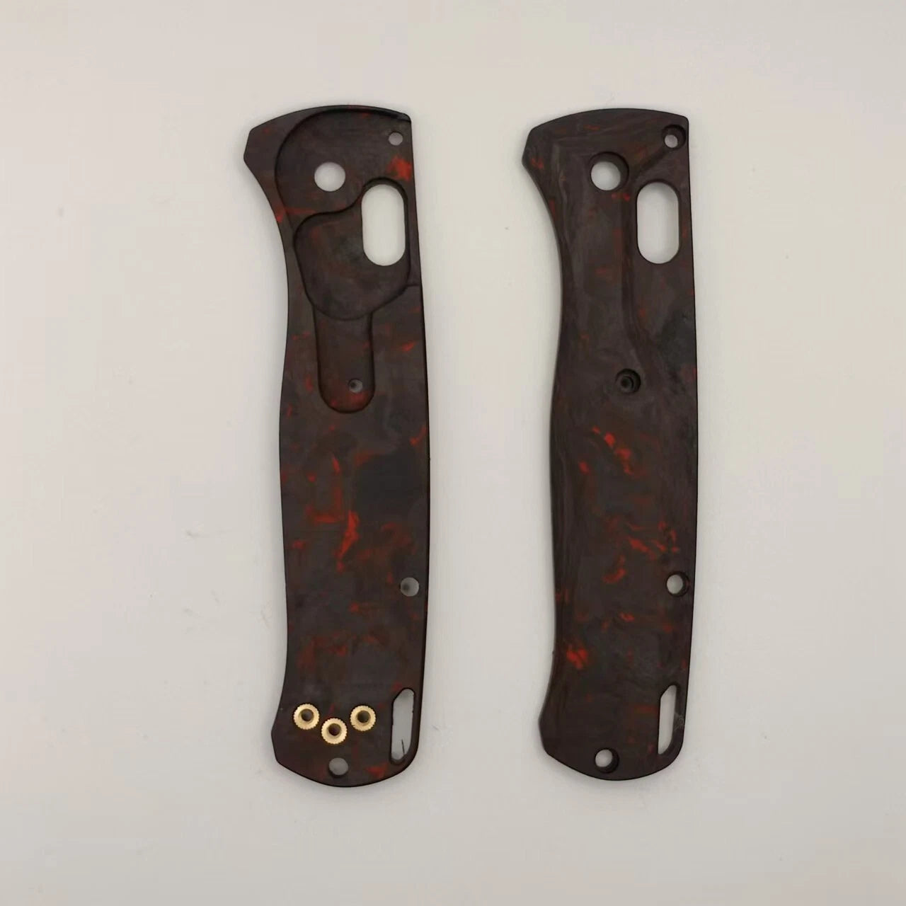 1 Pair Custom Made 3K Carbon Fiber Handle Scales For Benchmade Bugout 535 Knives 07FC0E-D4 - KOEEK