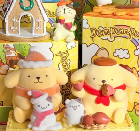 MINISO Sanrio Pompompurin Childhood Seasons Series Confirmed Blind Box Toy Gift MINISO - KOEEK