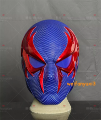 Marvels Spider-man 2099 Helmet 1:1 Wearable FRP Mask Halloween Cosplay Prop Gift 07FC0E-D4 - KOEEK