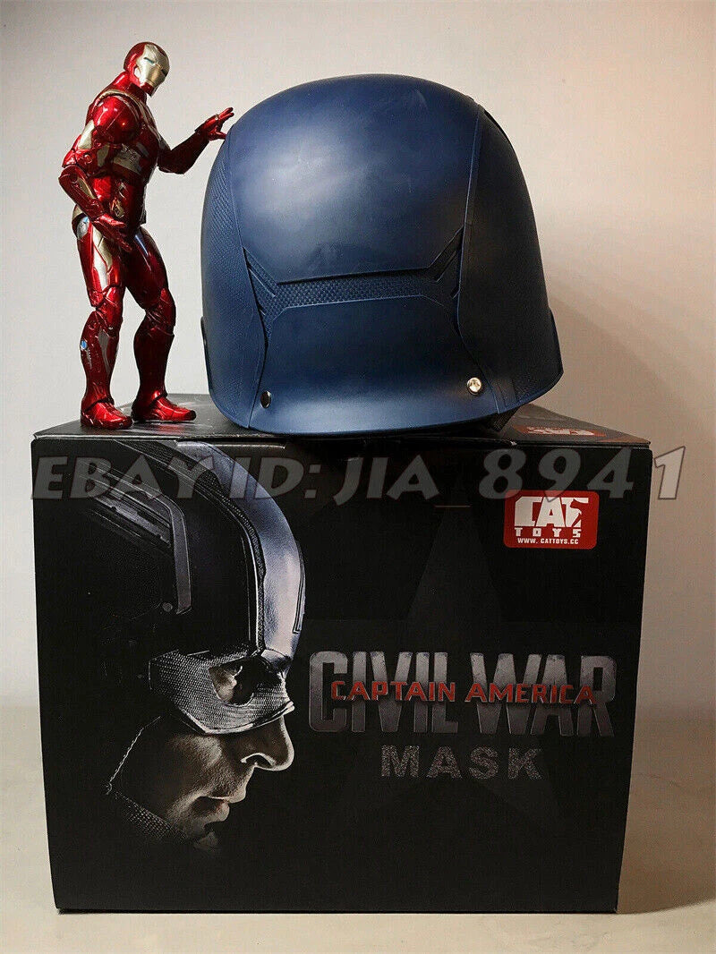IN STOCK Cattoys 1:1 Captain America WEARABLE Helmet Replica Prop CATTOYS - KOEEK