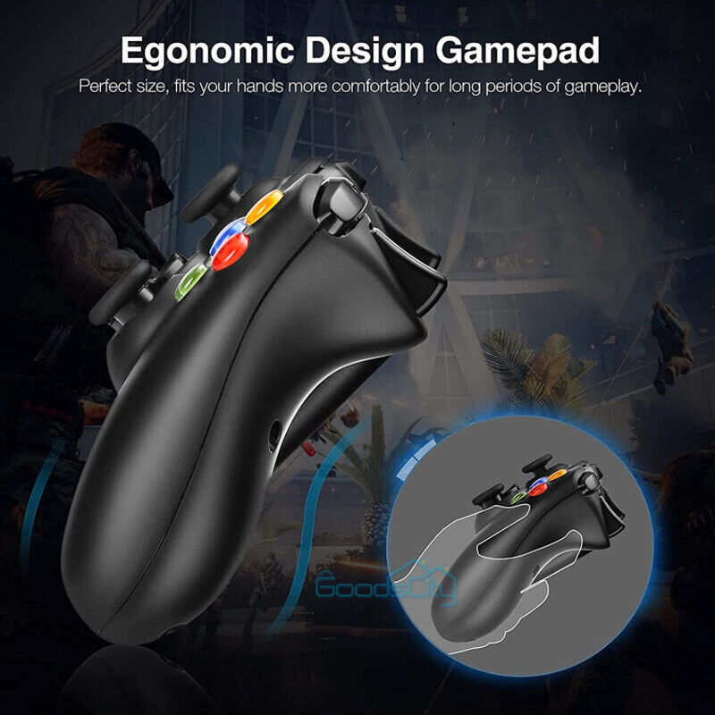 ny 2024 Wireless Game Controller Gamepad for Microsoft XBOX 360 &amp; PC WIN 7 8 10