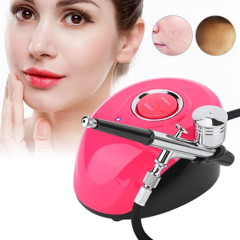 ny Moisturizing Oxygen Sprayer Machine Kompressor Device Pink EU US