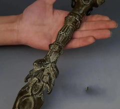 Pure copper magic ware ornaments horse head Ming king Puba Vajra pestle Buddha 07FC0E-D4 - KOEEK