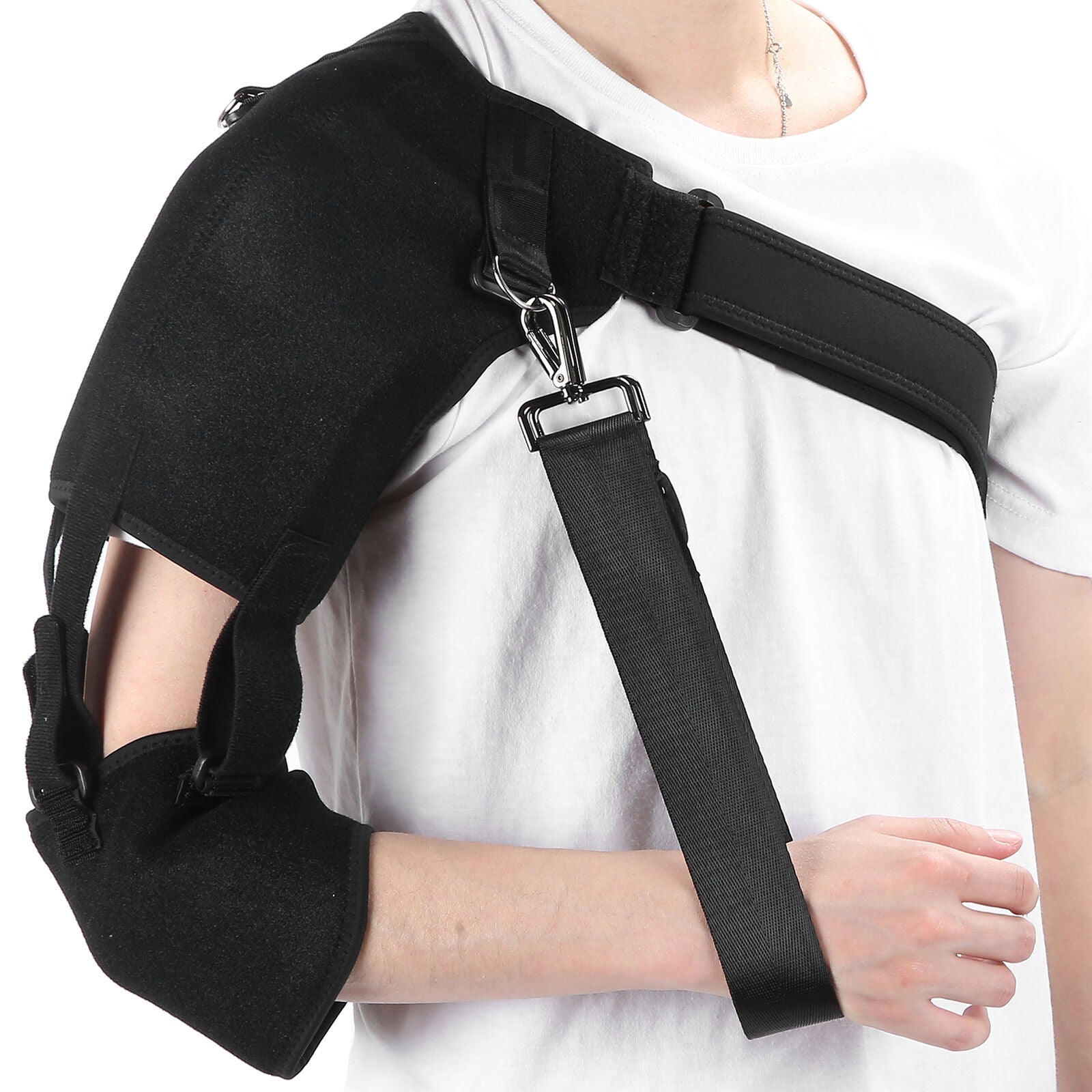 new Shoulder Brace Support Arm Sling Adjustable Rotator Cuff Fixing Shoulder HGF koeek - KOEEK