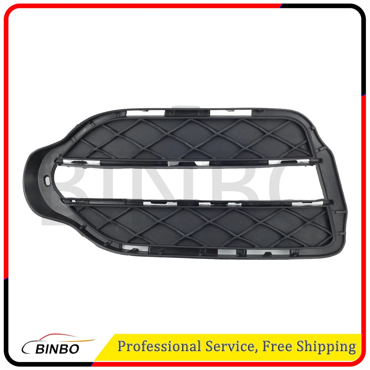 6Pcs Front Fog Light Grille Chrome Trim Cover For 13-15 Mercedes X204 GLK350 07FC0E-D4 - KOEEK